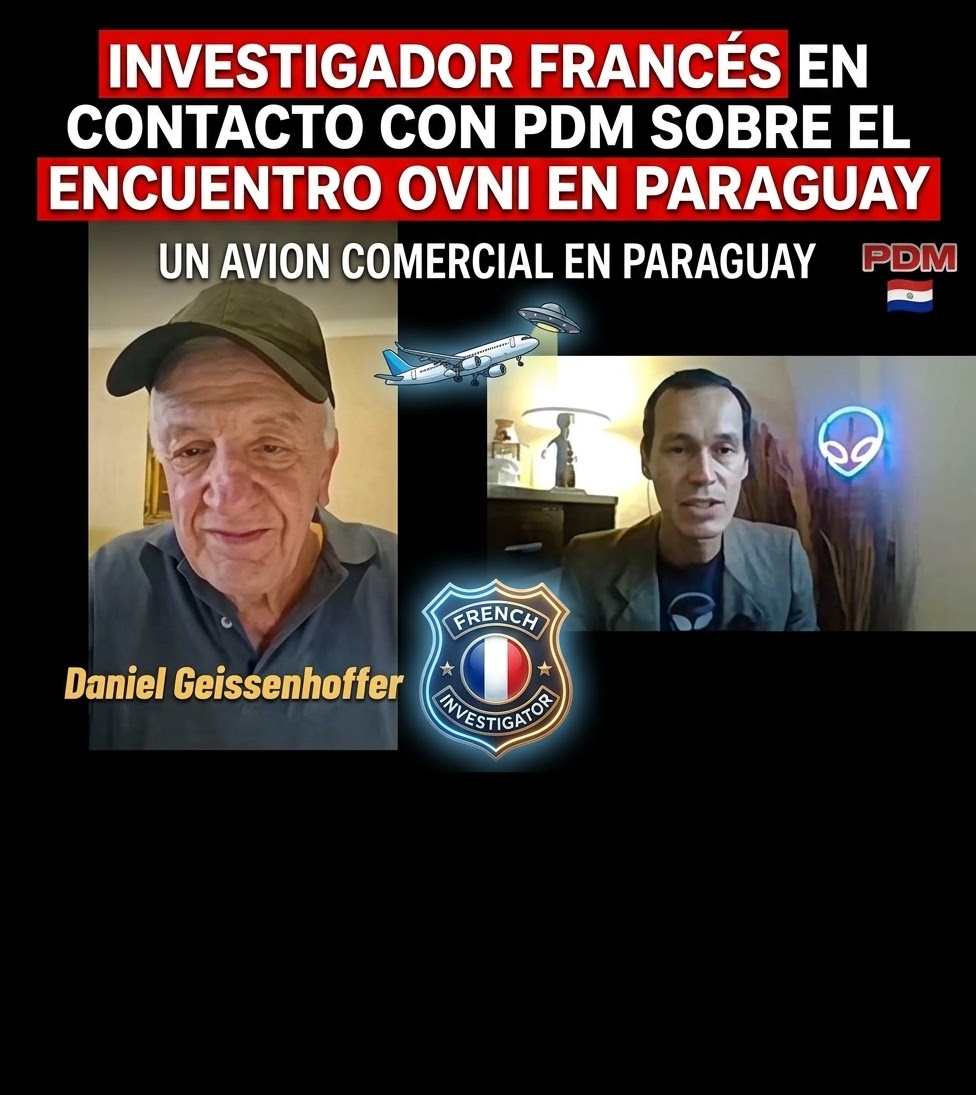 Avión Comercial acompañado por Ovni en Paraguay